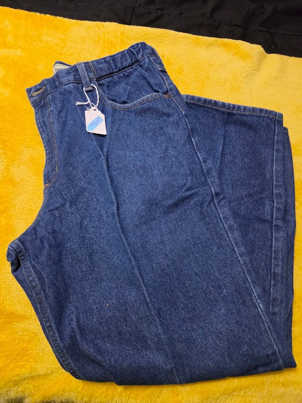 #12- L.L. Bean Men's Dark Blue Relaxed Fit Jeans